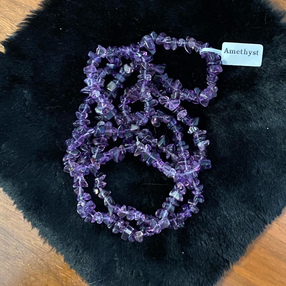 Amethyst Chip Beads